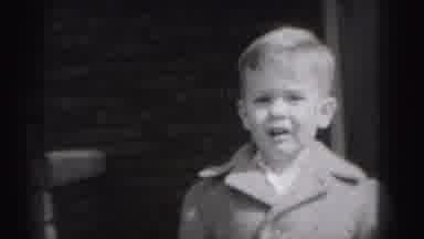 New Cumberland Penn (1946): Near-Crying Boy In Front Of A Camera