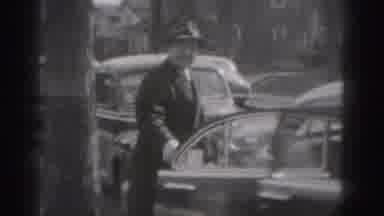 New Cumberland Penn (1946): Women And Man Near Car Opening The Door