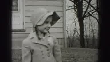 New Cumberland Penn (1946): Little Girl In Coat And Hat Smiles Brightly For The