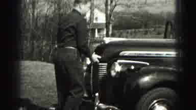 New Cumberland Penn (1946): A Car And The Man In The Top Of The Hiss As They Are