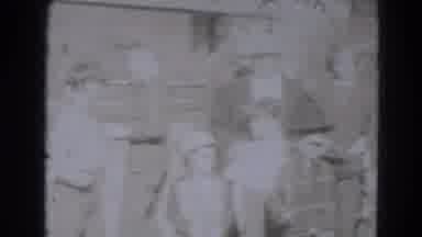 Lincoln Nebraska (1947): Retro Black And White Adults And Children Standing Or