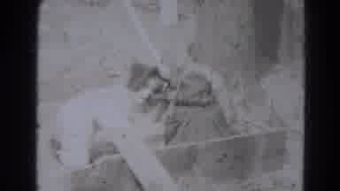 Lincoln Nebraska (1947): Girls With Old Clothing Of The Time Playing On The Floor