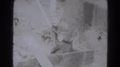 Lincoln Nebraska (1947): Two Girls Sitting On Ground Wearing Dresses And Looking