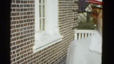 Boston Mass (1951): Two Old Fashioned Women Wearing Hats Walking Out Of Building