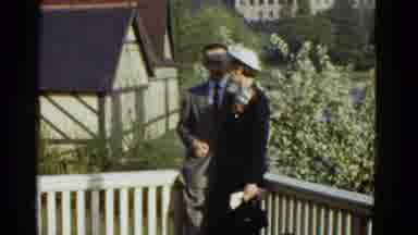 Boston Mass (1951): A Couple Poses For A Photo Shoot