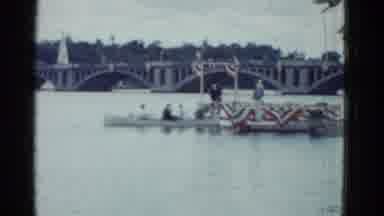 Boston Mass (1951): The Winning Rowing Team Reaches The Finish Line