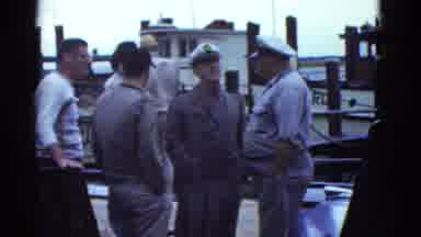 Boston Mass (1951): Going Fishing On The Windy Cold Sea With The Guys
