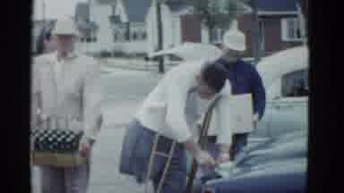 Boston Mass (1951): A Group Of Boys Really Working Hard To All Around The Place
