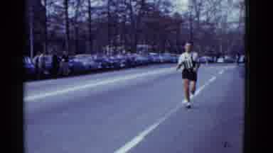 Boston Mass (1951): A Group Of People To Joining The Running Race In The Area
