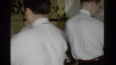 Boston Mass (1951): A Office Official Are Enjoying The Part With Each Others