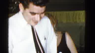 Boston Mass (1951): Dad And Mom Prepare To Slice The Cake