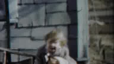 Cheyenne County Kansas (1958): Little Girl Makes Her New Doll Stand