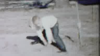 Cheyenne County Kansas (1958): Young Boys Digs Something In The Garden