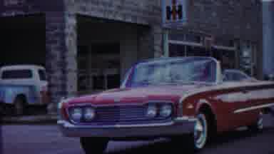Cheyenne County Kansas (1958): Women Ride The Backseat Of Red Vintage Cars