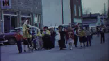 Cheyenne County Kansas (1958): Some People Are Walking In The Street With Some