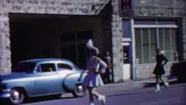 Cheyenne County Kansas (1958): A Some Ladies Different Walking In A Street And