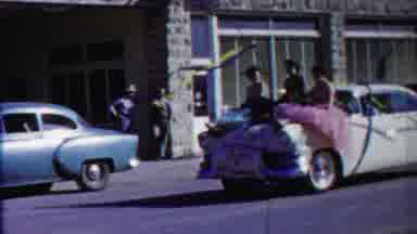 Cheyenne County Kansas (1958): African American Woman Riding On The Hood Of A Car