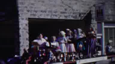Cheyenne County Kansas (1958): Female Children In Their Role Costumes