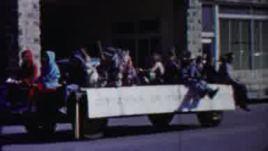 Cheyenne County Kansas (1958): Costumed People On Citizens Of Our New State Float