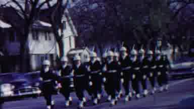 Cheyenne County Kansas (1958): Suburban Local Parade In Our Street