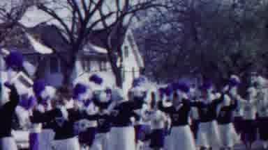 Cheyenne County Kansas (1958): Parade With College Fraternity Sorority Floats