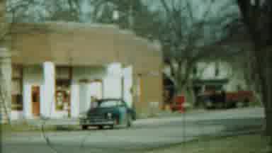 Cheyenne County Kansas (1958): Vintage Cars Parked In Front Of A Public Building