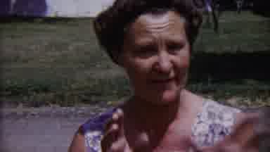 Saint Francis Kansas (1958): Mother Teaching Daughter To Run