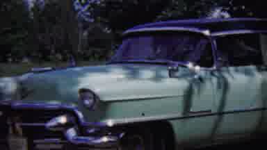 Saint Francis Kansas (1958): Green Vintage Car In The Middle Of The Forest