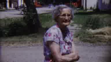 Saint Francis Kansas (1958): Green Park A Grandma Walking