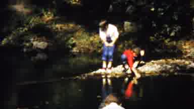 Saint Francis Kansas (1958): A Couple Of Young esters Are Playing Around The Lake