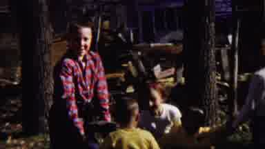 Saint Francis Kansas (1958): Happy Healthy Children Playing Tag