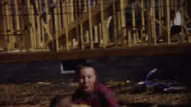 Saint Francis Kansas (1958): Those Children Are Having Fun With Each Other Running