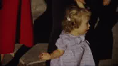 Saint Francis Kansas (1958): Little Baby Girl Feeling Exciting