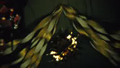 Saint Francis Kansas (1958): Mustard Yellow And White Streamers Are Made And Hung