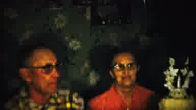 Saint Francis Kansas (1958): An Elderly Couple Sitting In Front Of A Wedding