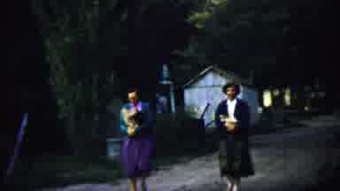 Chadron Nebraska (1959): Ladies Chit Chats After Shopping And Walking Through The