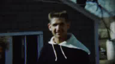 Chadron Nebraska (1959): Wife Embraces Her Husband