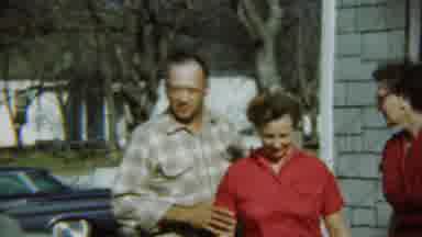 Chadron Nebraska (1959): Older Siblings Pose For A Photo