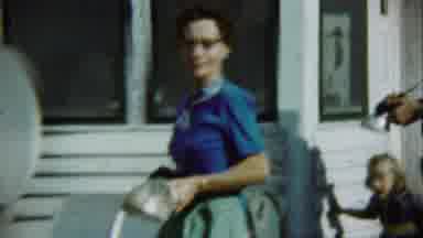 Chadron Nebraska (1959): A Woman Getting Embarrassed While The Camera Films Her