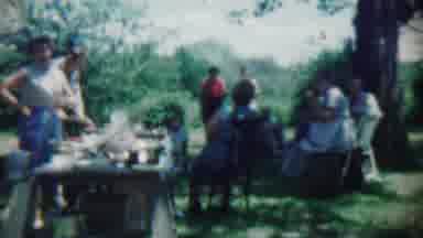 Chadron Nebraska (1959): A Family Picnic At The Backyard