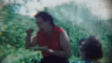 Chadron Nebraska (1959): A Group Of Ladies Are Enjoying Their Food With Family
