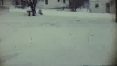 Chadron Nebraska (1959): A Snow Area Was Very Happy To See Covers With Love