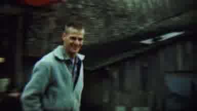 Chadron Nebraska (1959): Man And Woman Lean On The Car