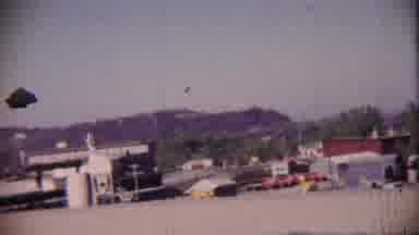 Cheyenne County Kansas (1959): Moving View Of Downtown Decades Ago From Street