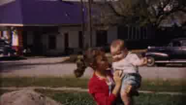 Cheyenne County Kansas (1959): A Cute Girl Took The Very Cute Girl Baby In The