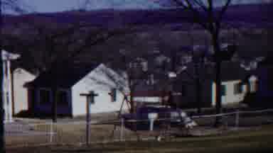 Saint Francis Kansas (1959): A Pair Of Small White Houses On A Bright Sunny Day