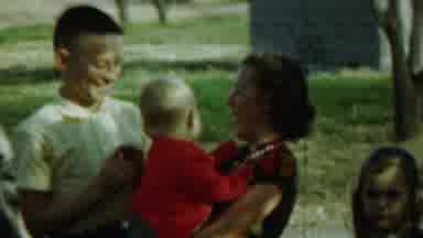 Saint Francis Kansas (1959): Kids Are Having Fun While Waiting For Someone
