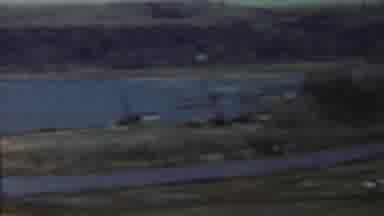 Saint Francis Kansas (1959): View Of Blue Lake And Tall Grass On A Clear Day