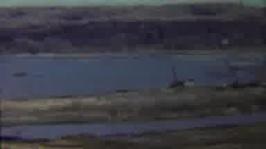 Saint Francis Kansas (1959): A River Side With Boat And Moving Around The Place To