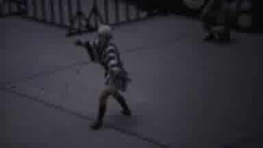 Yokohama Japan (1954): Black White Old Film Showing Person Doing Dance Slowly